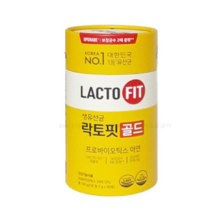 Lacto fit ทองคํา 100% โปรไบโอติก สําหรับทุกวัย 50p
