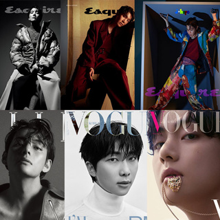 [ 2023 สิงหาคม Esquire BTS J-hope April ELLE V 2022 ตุลาคม มิถุนายน VOGUE RM ] นิตยสาร VOGUE KOREA standalone cover รุ่น J hope