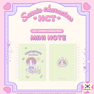 [ Nct x SANRIO CHARACTERS ] สมุดโน้ต ขนาดเล็ก (22 สมาชิก) NCT127 NCT dream Way V Kpop IDOL