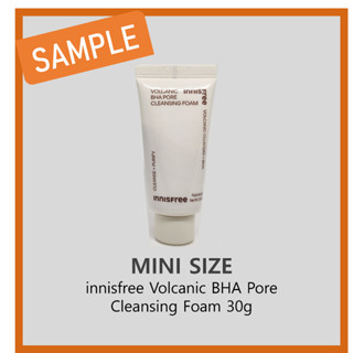 [สินค้าทดลอง] โฟมล้างหน้า Volcanic BHA Pore ของอินนิสฟรี/ innisfree Volcanic BHA Pore Cleansing Foam 30g #38