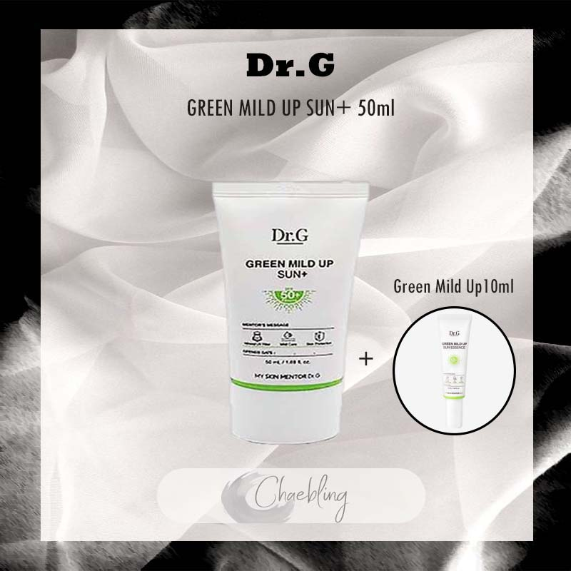 dr-g-green-mild-brightening-up-ครีมกันแดด-50-มล-10-มล-spf-50-pa-ผลิตภัณฑ์ดูแลผิวเกาหลี-ผลิตภัณฑ์ดูแลผิวจากแสงแดด-ครีมกันแดด
