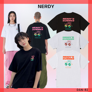 [SEVENTEEN Jeong HAN PICK] [NERDY] UNISEX MUSIC OVERSIZED T-SHIRTS / 3COLOR / 4SIZE / SHORT SLEEVES / สินค้าเกาหลี / ของแท้ 100%