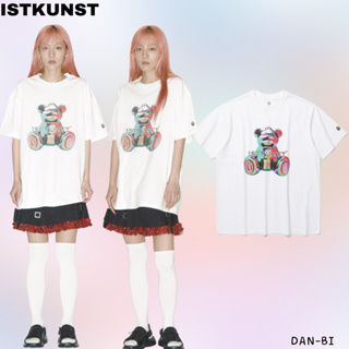 [IST Kunst] เสื้อยืด ลาย Metallic Thunder Bear Unissex ของแท้ 100% สไตล์เกาหลี 4 ขนาด