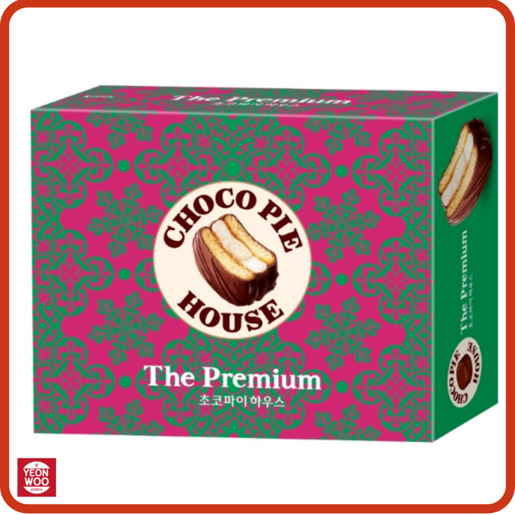 [ORION] ใหม่ The Premium Choco Pie House 320 กรัม (8 ชิ้น) Shopee