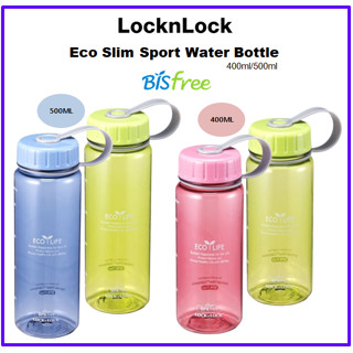 [LocknLock] Eco Slim Sport ขวดน้ํา ปลอด BPA ขนาด 400 มล. 500 มล. ABF612 ABF613