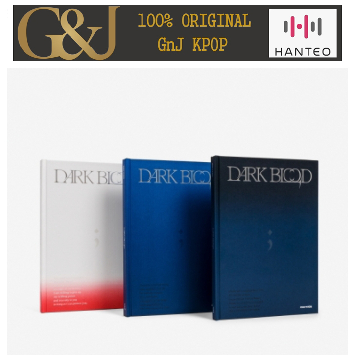 ENHYPEN Album DARK BLOOD – Full + Half + NEW Version 3 Set Mit Pre-Order Benefits & BolsVos Digital Planner