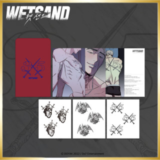 Wet Sand สติกเกอร์รอยสัก 3