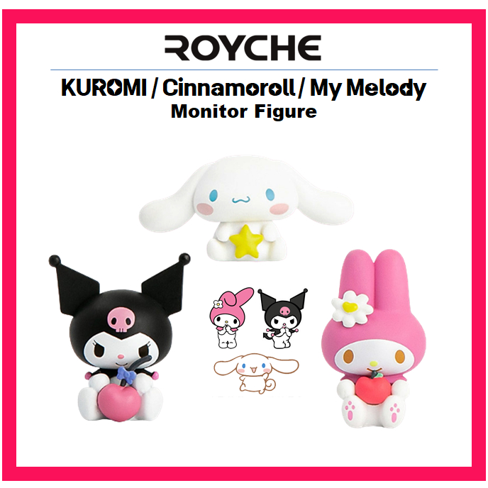 royche-ฟิกเกอร์มอนิเตอร์-kuromi-cinnamoroll-my-melody-tacc3ag