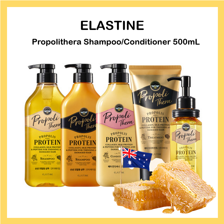 elastine-propolithera-แชมพู-เครื่องปรับอากาศ-น้ํามันใส่ผม