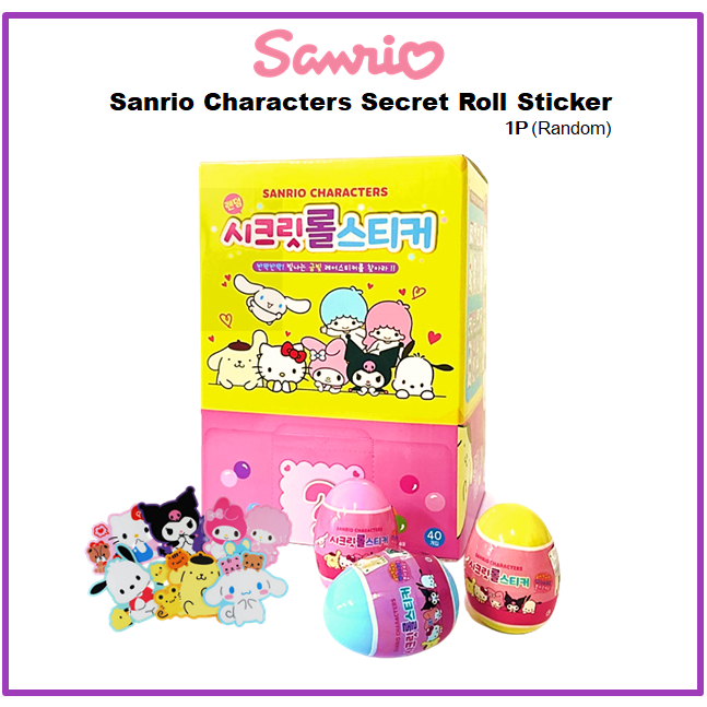 sanrio-สติกเกอร์-sanrio-characters-secret-roll-1p-สุ่มสี