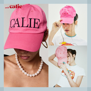 [ASIFCALIE] Calie BASIC BALL CAP PINK / สองแบบ / สินค้าเกาหลี / ของแท้ 100% / ทําให้อารมณ์ดีของคุณ