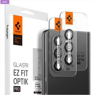 Spigen - Glas tR EZ Fit ฟิล์มกระจกนิรภัยกล้อง 2 ชิ้น สําหรับ galaxy fold 5 / fold5