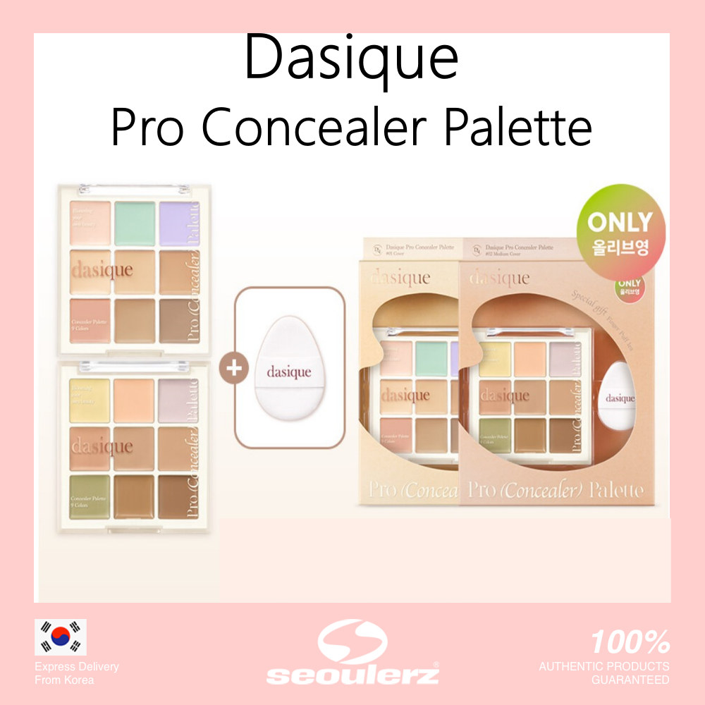 [DASIQUE] Pro Concealer Palette Special Set with Puff 2 Colors | Shopee ...