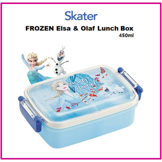 [SKATER] กล่องอาหารกลางวัน FROZEN Elsa &amp; Olaf 450 มล. RBF3AN