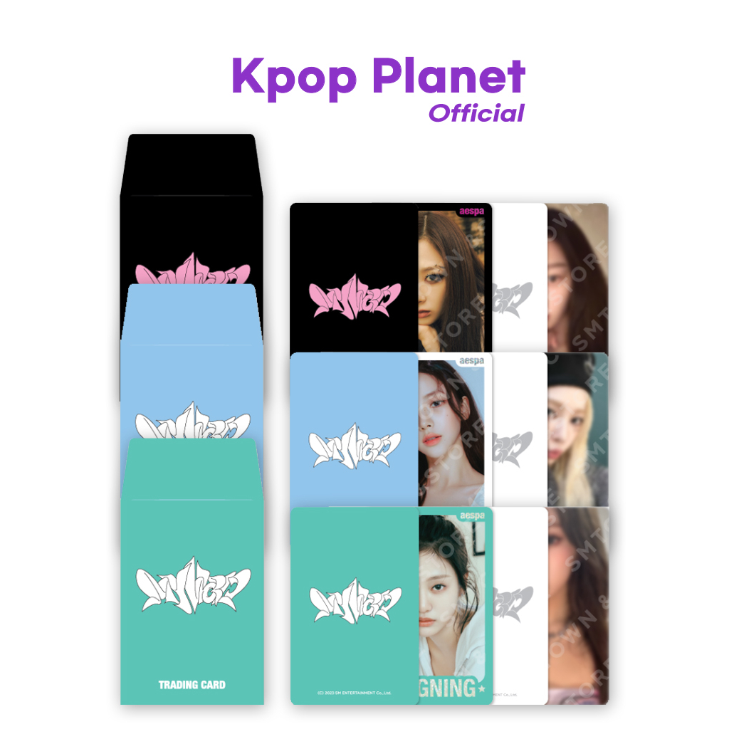 aespa - RANDOM TRADING CARD SET [MY WORLD] B/C/D | Shopee Thailand
