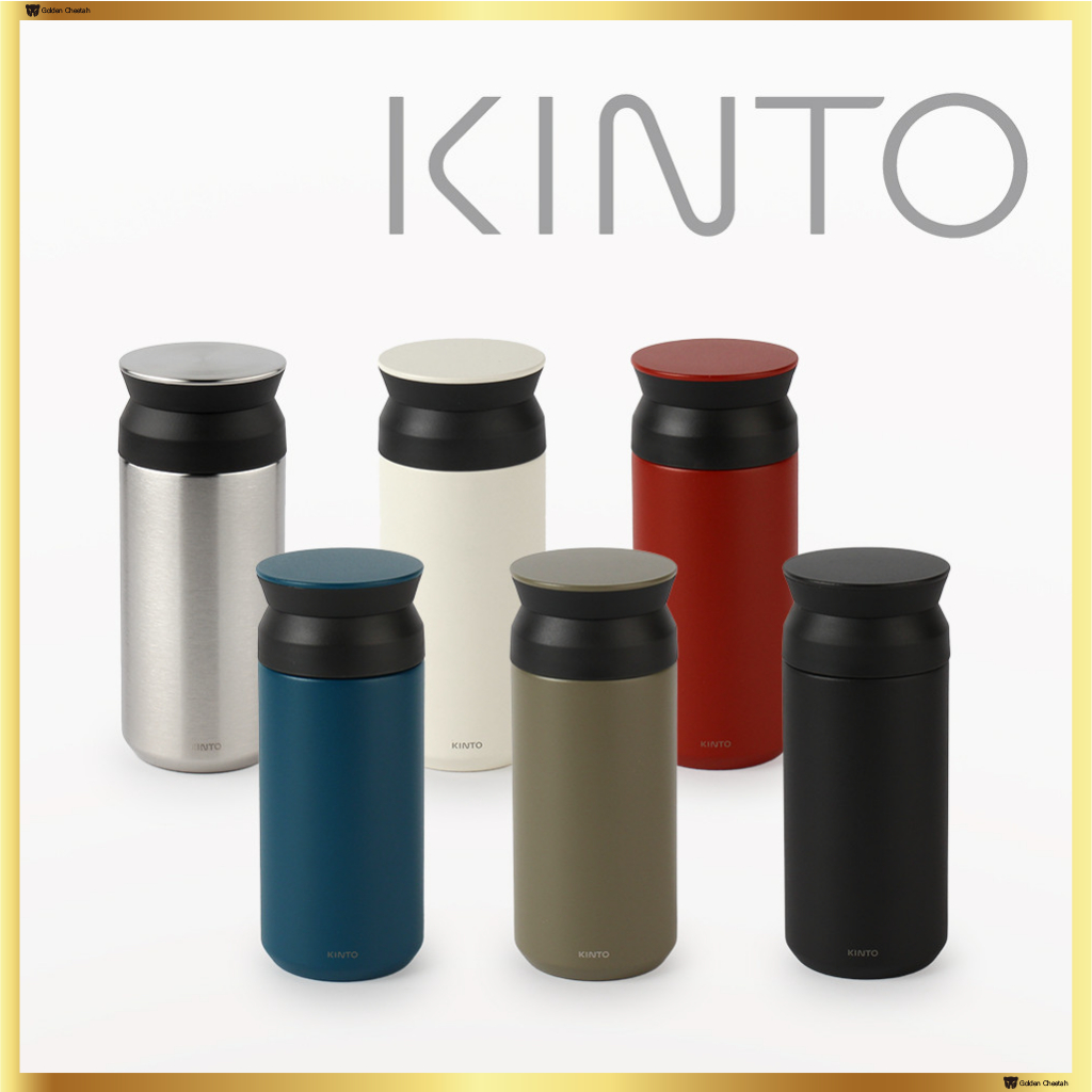 Kinto TRAVEL แก้วน้ําสเตนเลส มีฉนวนกันความร้อน และเย็น 350 มล. 500 มล. ...