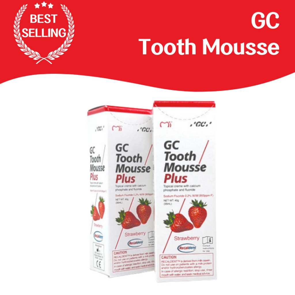 [GC] ครีมคาร์บอนฟลูออโรคาร์บอน GC Tooth Mousse (40 กรัม) Basic Plus ...