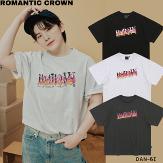 *SEVENTEEN - Woozi [ROMANTIC CROWN] เสื้อยืด ลายโลโก้ BLAZE 3 สี ของแท้ 100%