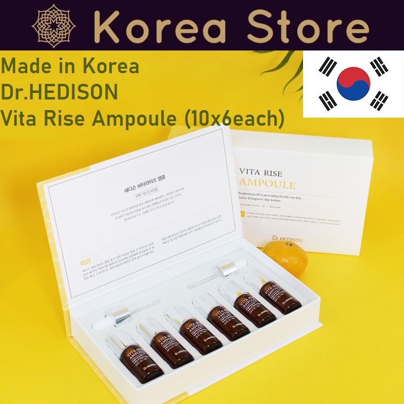 ผลิตในเกาหลี Dr.HEDISON Vita Rise Ampoule (10X6 ชิ้น) | Shopee Thailand