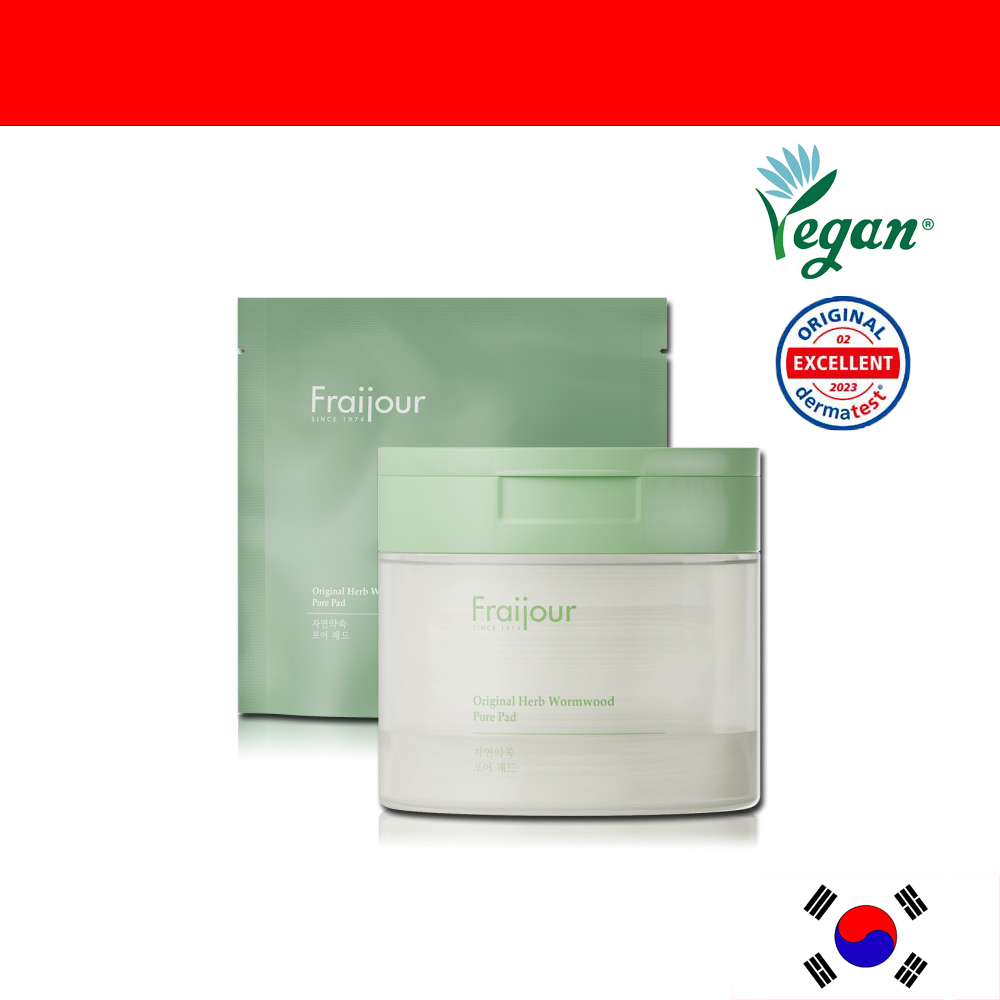 [fraijour] Natural Artemisia Calming Toner Pad 60 แผ่น + Refill 60 แผ่น ...