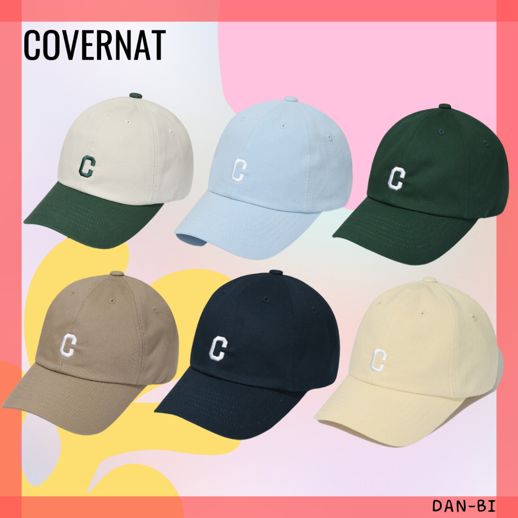 covernat-หมวกเบสบอล-โลโก้-c-ขนาดเล็ก-ปิ๊ก-blackpink-lisa-6-สี-ฟรีไซซ์-สินค้าเกาหลีใต้-ของแท้-100