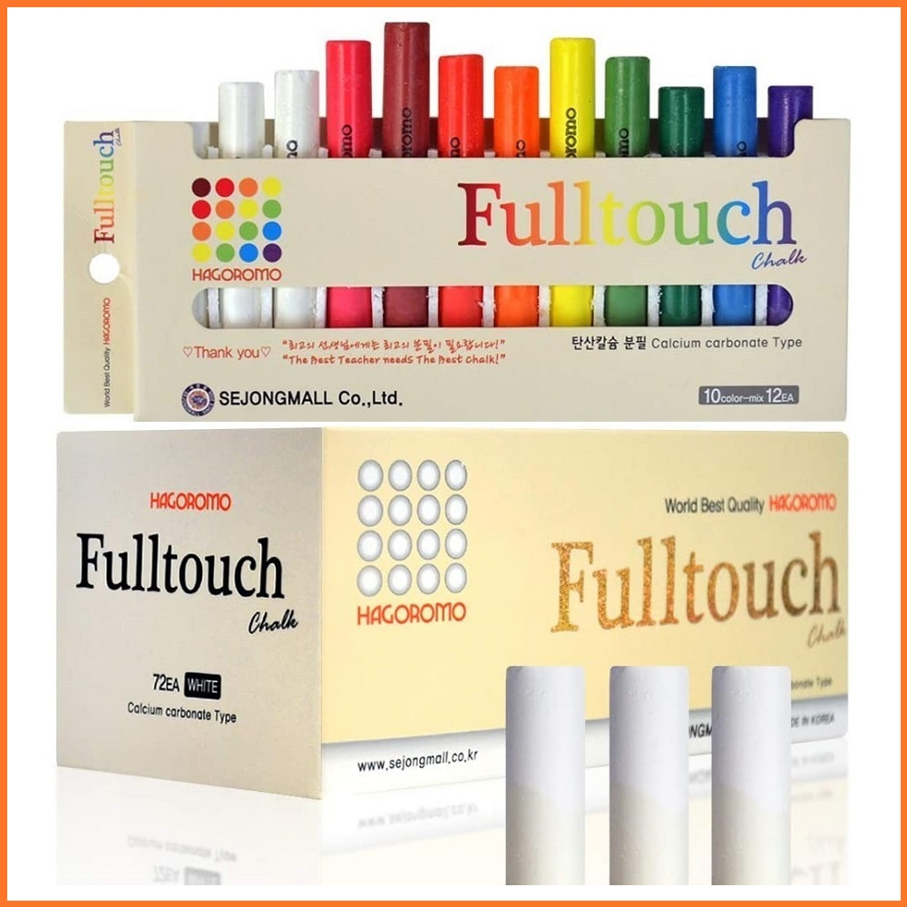 Gallery Soft Pastel krijt kleuren mix 10mmx6,5cm 12 stuks
