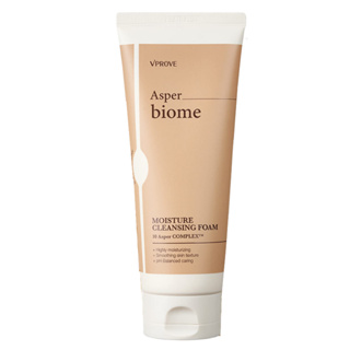 Vprove Asper Biome โฟมล้างหน้า ให้ความชุ่มชื้น 5.07 fl.oz / 150 มล.