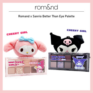 [ROM&amp;ND] Romand x Sanrio Better Than Eye Palette mymelody kuromi