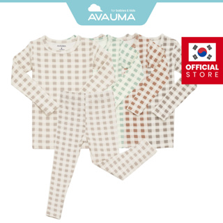 Avauma ชุดนอนแขนยาว 4 สี สําหรับเด็กทารกแรกเกิด อายุ 3-7 ปี