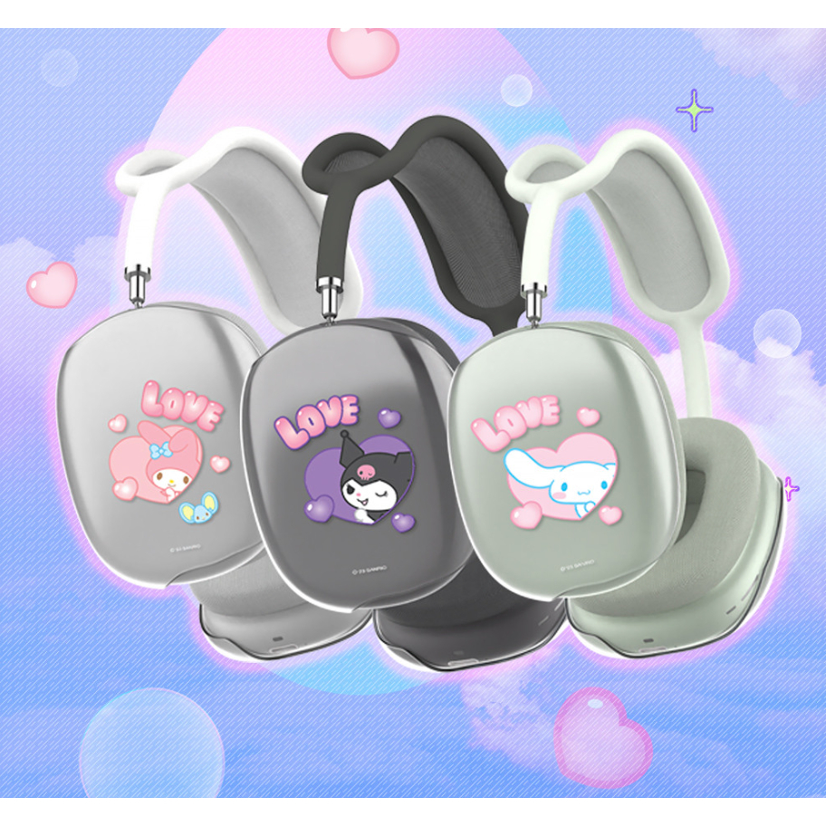 เคสใส-ลาย-sanrio-โฮโลแกรมมายเมโลดี้-สําหรับ-airpods-max