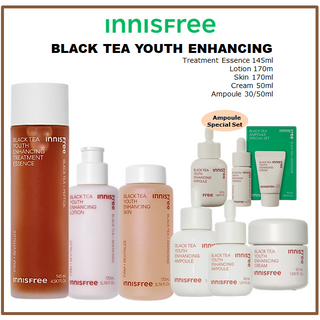 [Innisfree] Black TEA YOUTH ENHANCING Treatment Essence / Lotion / Skin / Cream / Ampoule / Ampoule ชุดพิเศษ