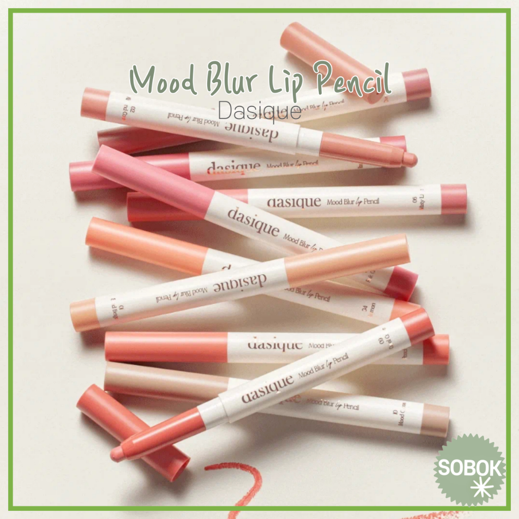[Dasique] Mood Blur Lip Pencil 10color Shopee Thailand