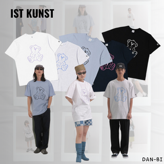 [IST Kunst] THUNDER BEAR T-SHIRTS / เสื้อยืดคู่รัก Unisex / สินค้าเกาหลี / 3 สี 3 ขนาด / เสื้อยืด ทรงโอเวอร์ฟิต