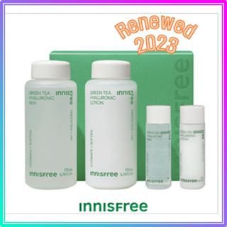 อินนิสฟรี ชุดสกินแคร์ชาเขียวไฮยาลูโรนิค / innisfree Green Tea Hyaluronic SkinCare SET (2023 AD)