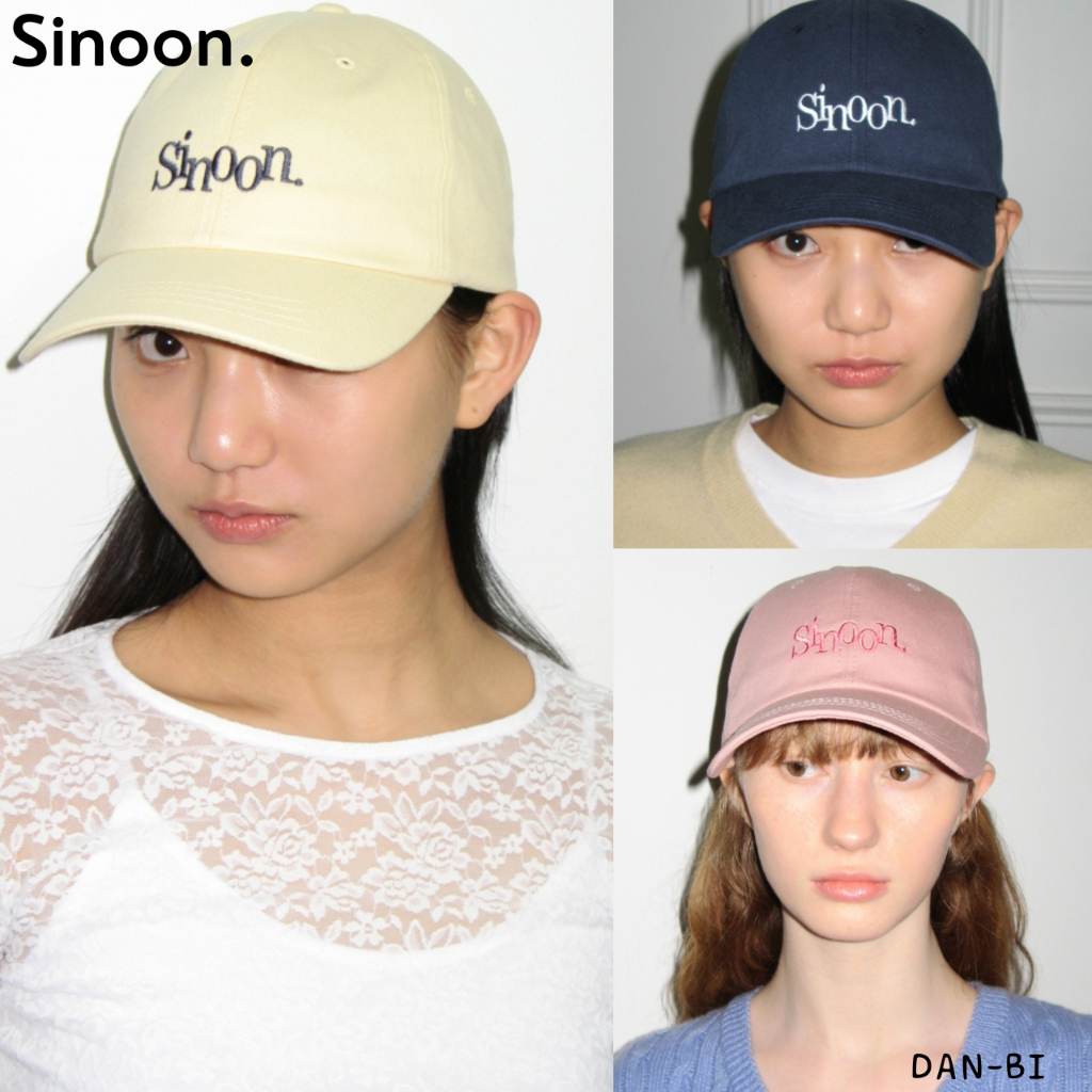 sinoon-หมวกโลโก้คลาสสิก-3-สี-ฟรีไซซ์-ของแท้-100-สินค้าเกาหลี