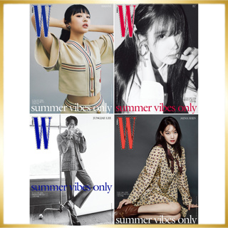 W KOREA ฉบับเดือนกรกฎาคม 2023 NewJeans HANNI, IU, Lee Jung-jae, Shin Mina, นิตยสารเกาหลี