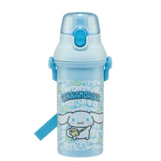 ★สเก็ตบอร์ด★ Cinnamoroll One-Touch ขวดน้ํา สายคล้องคอ 480 มล. PSB5SANAG