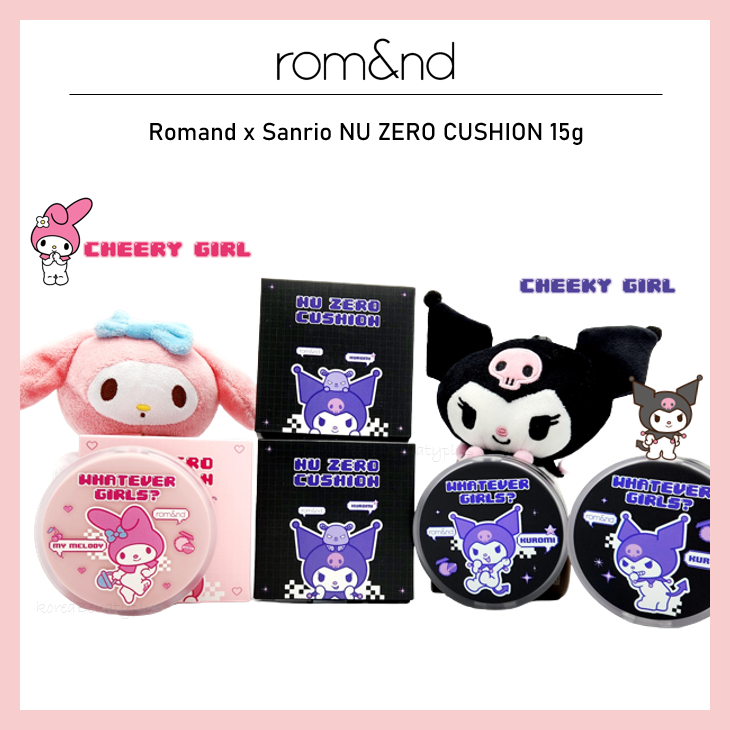 rom-amp-nd-romand-x-sanrio-nu-zero-cushion-คุโรมิ-มายเมโลดี้-15-กรัม