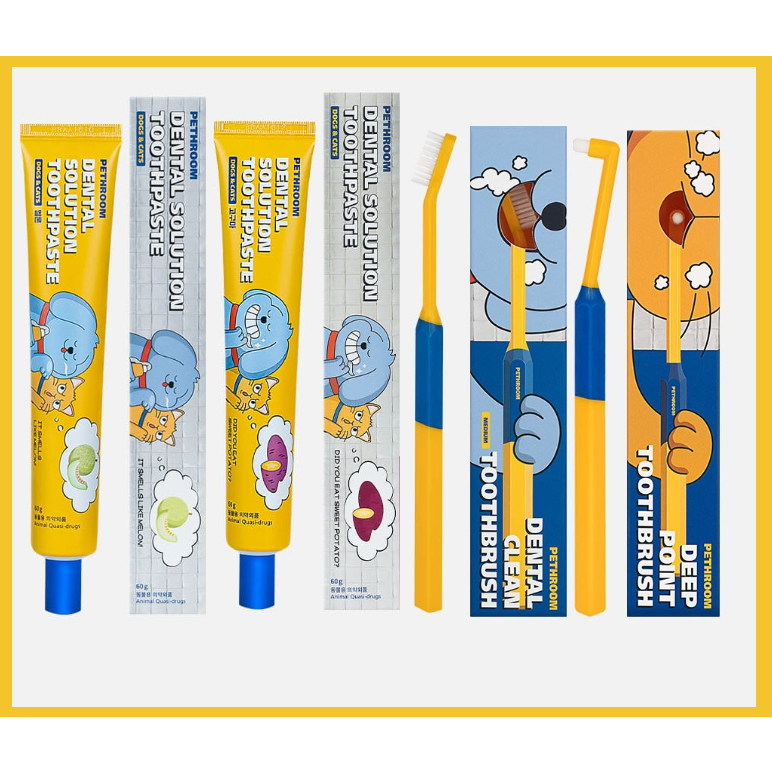 [Pethroom] Pet toothpaste & tooth brush ยาสีฟันสัตว์เลี้ยง และแปรงฟัน ...
