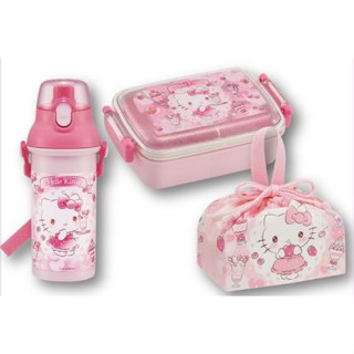 ★สเก็ตบอร์ด★ กระเป๋าใส่กล่องอาหารกลางวัน ลาย Hello Kitty KB7 450 มล. RBF3ANAG 400 มล. PSB4SAN