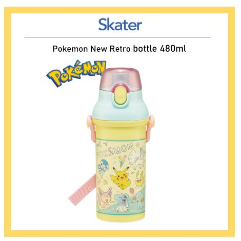 skater-pokemon-ขวดใส่น้ํา-psb5sanag-pocketmonster-สไตล์เรโทร-ขนาด-480-มล