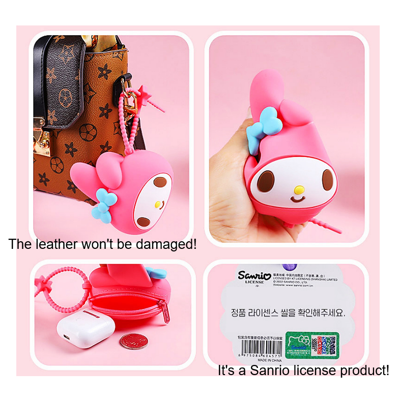 sanrio-เคสหูฟัง-ลาย-mymelody-kuromi-pompompurin-cinnamoroll-ขนาดเล็ก-สําหรับ-airpods