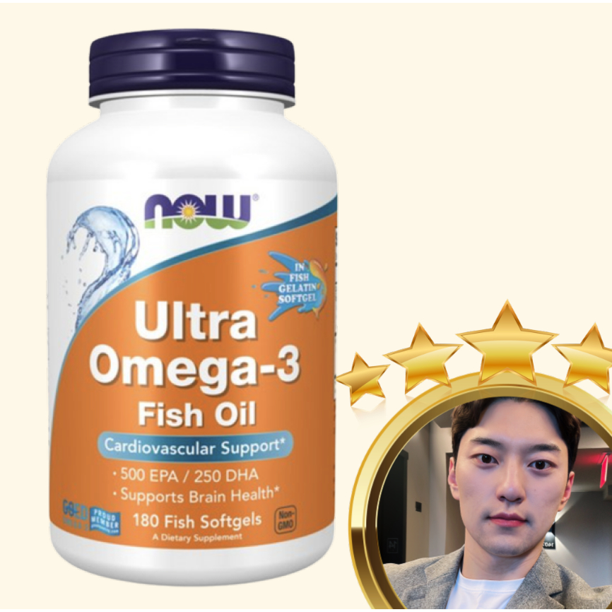 Now foods Ultra Omega 3 500 EPA & 250 DHA แคปซูลเจลนิ่ม ปลา 1000 มก. ...
