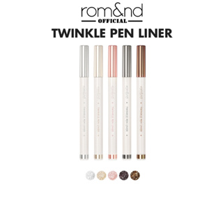 Rom&nd Twinkle ปากกาไลเนอร์ 5 สี