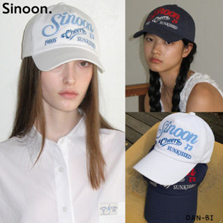[Sinoon] หมวกแก๊ป SUNKISSED BALL CAP / 2 สี / ฟรีไซซ์ / ของแท้ 100% / สินค้าเกาหลี
