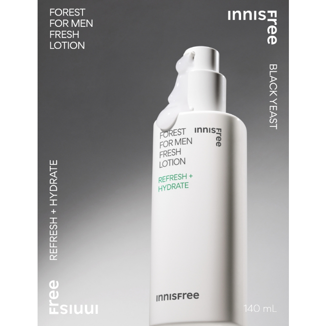 อินนิสฟรี-ฟอเรสต์-ฟอร์-เมน-เฟรช-โลชั่น-innisfree-forest-for-men-fresh-lotion-2023-ad