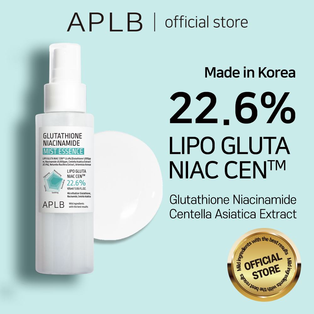 aplb-glutathione-niacinamide-mist-essence-105ml-aplb-กลูต้าไธโอน-ไนอาซินาไมด์-มิสต์-เอสเซนส์-ช่วยเติมเต็มความชุ่มชื้นเพื่อผิวกระจ่างใสอิ่มน้ำตลอดวัน