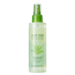 Nature REPUBLIC Soothing &amp; Moisture Aloe Vera เจลว่านหางจระเข้ 92% 5.24 fl.oz / 155 มล.