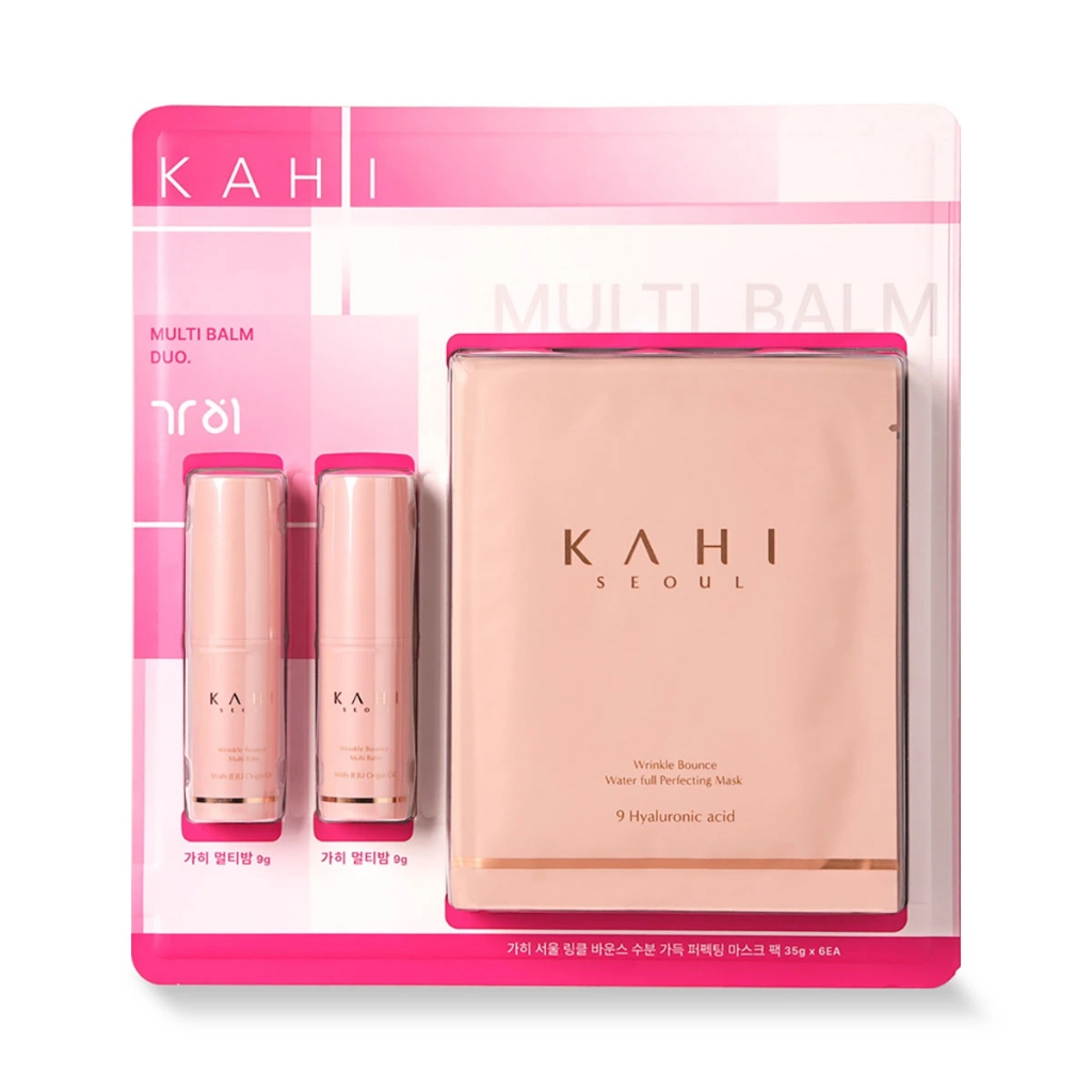 Korea Costco KAHI Multi Balm Set (บาล์มหลายชนิด 2 EA + มาส์ก 6 EA ...