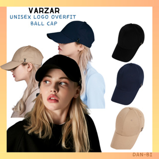 [VARZAR] หมวกสตั๊ด โลโก้ unisex หมวกบอล โอเวอร์ฟิต / ฟรีไซซ์ 3 สี / ซ่อนสายตา / เอฟเฟกต์รูปลักษณ์เล็ก / ทุกวัน / สไตล์เกาหลี